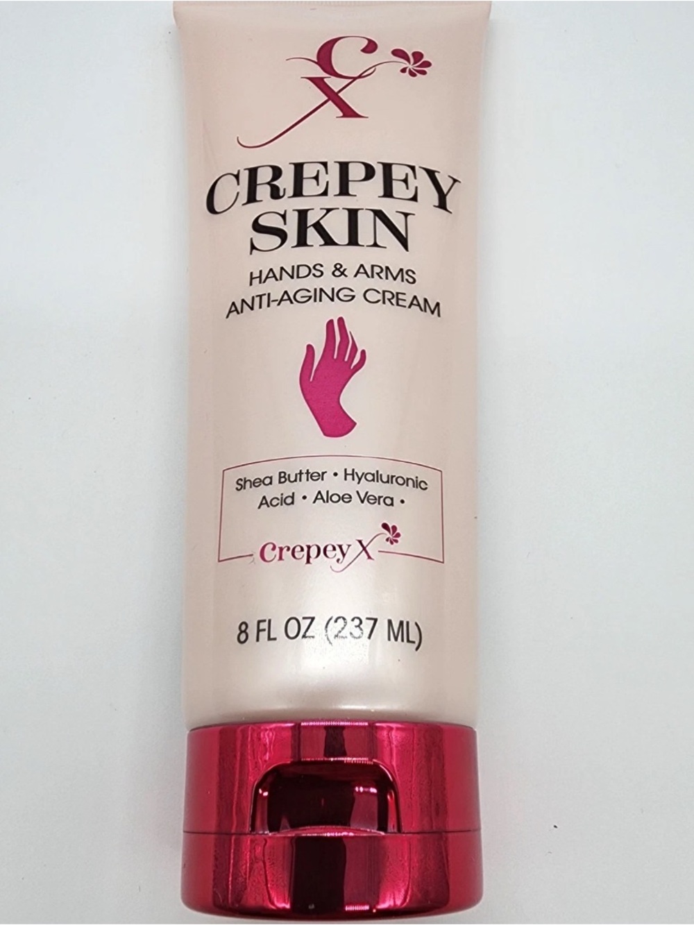 CrepeyX Crepey Skin Hands & Arms Anti-Aging Cream - Pink Tube